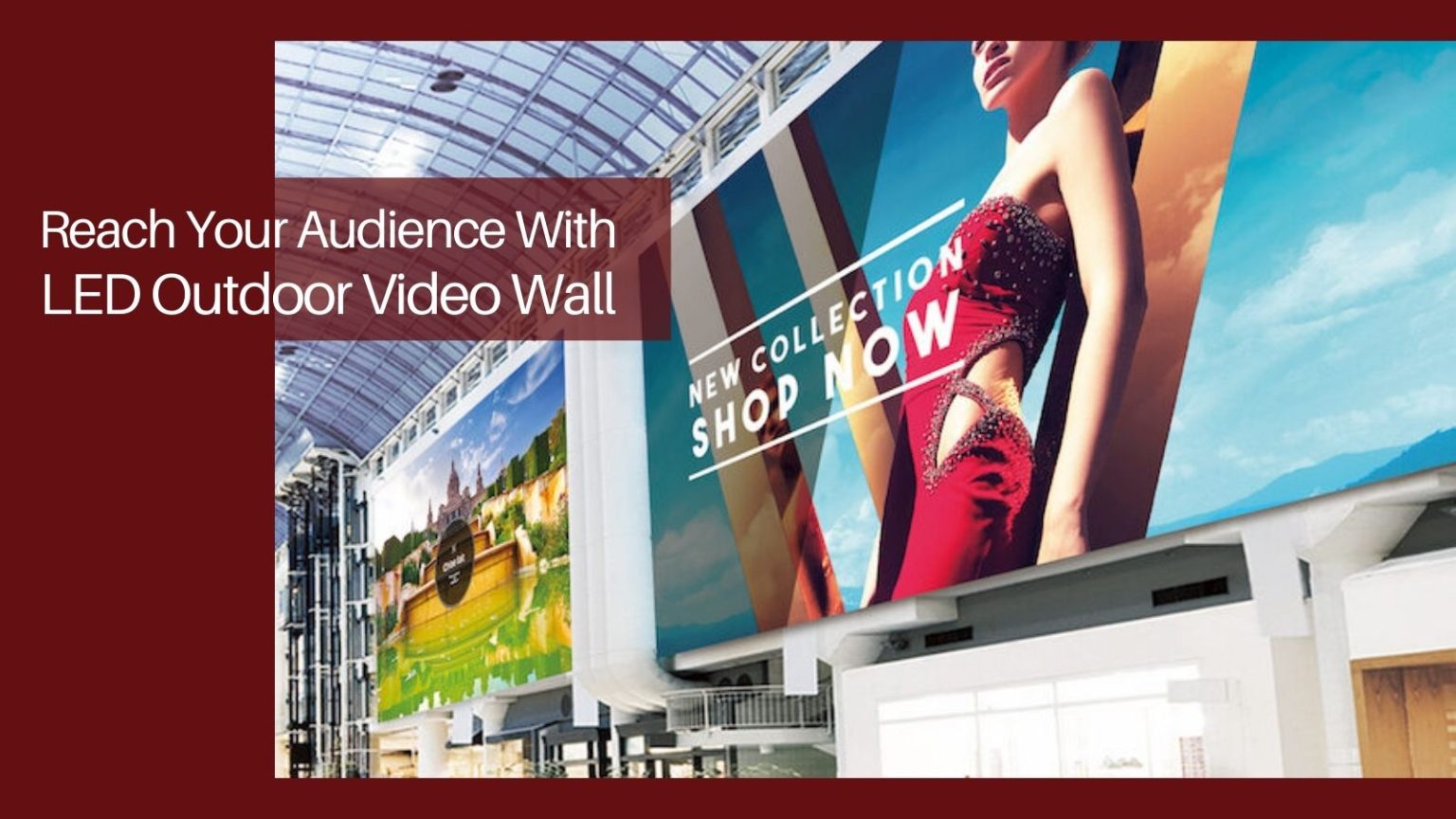 Reach Your Audience With LED Outdoor Video Wall Sunshine Display