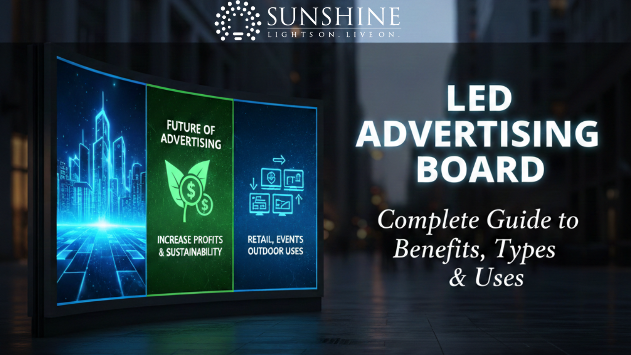 LED Advertising Board: Complete Guide to Benefits, Types & Uses ...